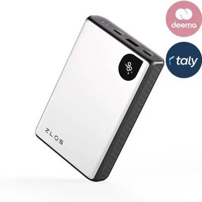 Zlos YG20 100W Portable Laptop Power Bank 20000mAh - Silver
